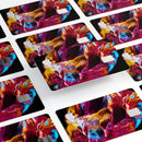 Liquid Abstract Paint V33 - Premium Protective Decal Skin-Kit for the Apple Credit Card