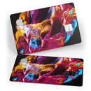 Liquid Abstract Paint V33 - Premium Protective Decal Skin-Kit for the Apple Credit Card
