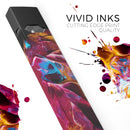 Liquid Abstract Paint V33 - Premium Decal Protective Skin-Wrap Sticker compatible with the Juul Labs vaping device