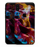Liquid Abstract Paint V33 - iPhone XS MAX, XS/X, 8/8+, 7/7+, 5/5S/SE Skin-Kit (All iPhones Available)
