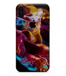 Liquid Abstract Paint V33 - iPhone XS MAX, XS/X, 8/8+, 7/7+, 5/5S/SE Skin-Kit (All iPhones Available)