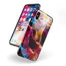 Liquid Abstract Paint V33 - iPhone X Swappable Hybrid Case