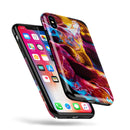 Liquid Abstract Paint V33 - iPhone X Swappable Hybrid Case