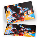 Liquid Abstract Paint V34 - Premium Protective Decal Skin-Kit for the Apple Credit Card