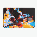 Liquid Abstract Paint V34 - Premium Protective Decal Skin-Kit for the Apple Credit Card