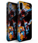 Liquid Abstract Paint V34 - iPhone XS MAX, XS/X, 8/8+, 7/7+, 5/5S/SE Skin-Kit (All iPhones Available)