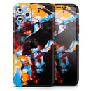 Liquid Abstract Paint V34  - Protective Skin Wrap & Decal – Compatible with iPhone SE to iPhone 17 Pro Max (All Models)