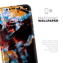 Liquid Abstract Paint V34  - Protective Skin Wrap & Decal – Compatible with iPhone SE to iPhone 17 Pro Max (All Models)