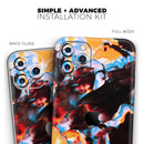 Liquid Abstract Paint V34  - Protective Skin Wrap & Decal – Compatible with iPhone SE to iPhone 17 Pro Max (All Models)