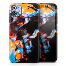 Liquid Abstract Paint V34  - Protective Skin Wrap & Decal – Compatible with iPhone SE to iPhone 17 Pro Max (All Models)