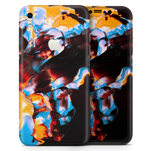 Liquid Abstract Paint V34 - Skin-Kit for the Apple iPhone XR, XS MAX, XS/X, 8/8+, 7/7+, 5/5S/SE (All iPhones Available)