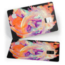 Liquid Abstract Paint V35 - Premium Protective Decal Skin-Kit for the Apple Credit Card