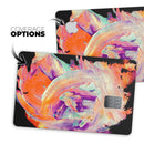 Liquid Abstract Paint V35 - Premium Protective Decal Skin-Kit for the Apple Credit Card