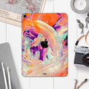 Liquid Abstract Paint V35 - Full Body Skin Decal for the Apple iPad Pro 12.9", 11", 10.5", 9.7", Air or Mini (All Models Available)