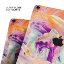Liquid Abstract Paint V35 - Full Body Skin Decal for the Apple iPad Pro 12.9", 11", 10.5", 9.7", Air or Mini (All Models Available)