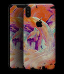 Liquid Abstract Paint V35 - iPhone XS MAX, XS/X, 8/8+, 7/7+, 5/5S/SE Skin-Kit (All iPhones Available)