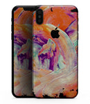 Liquid Abstract Paint V35 - iPhone XS MAX, XS/X, 8/8+, 7/7+, 5/5S/SE Skin-Kit (All iPhones Available)
