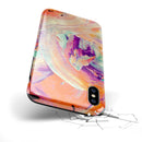 Liquid Abstract Paint V35 - iPhone X Swappable Hybrid Case