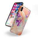 Liquid Abstract Paint V35 - iPhone X Swappable Hybrid Case