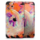 Liquid Abstract Paint V35 - Protective Skin Wrap & Decal – Compatible with iPhone SE to iPhone 17 Pro Max (All Models)