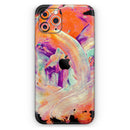 Liquid Abstract Paint V35 - Protective Skin Wrap & Decal – Compatible with iPhone SE to iPhone 17 Pro Max (All Models)
