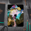Liquid Abstract Paint V36 - Full Body Skin Decal for the Apple iPad Pro 12.9", 11", 10.5", 9.7", Air or Mini (All Models Available)