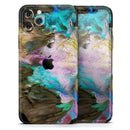 Liquid Abstract Paint V36 - Protective Skin Wrap & Decal – Compatible with iPhone SE to iPhone 17 Pro Max (All Models)