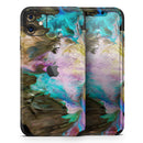 Liquid Abstract Paint V36 - Protective Skin Wrap & Decal – Compatible with iPhone SE to iPhone 17 Pro Max (All Models)