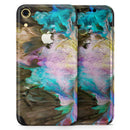 Liquid Abstract Paint V36 - Skin-Kit for the Apple iPhone XR, XS MAX, XS/X, 8/8+, 7/7+, 5/5S/SE (All iPhones Available)