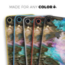 Liquid Abstract Paint V36 - Skin-Kit for the Apple iPhone XR, XS MAX, XS/X, 8/8+, 7/7+, 5/5S/SE (All iPhones Available)
