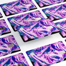 Liquid Abstract Paint V37 - Premium Protective Decal Skin-Kit for the Apple Credit Card