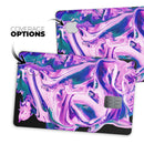 Liquid Abstract Paint V37 - Premium Protective Decal Skin-Kit for the Apple Credit Card