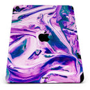 Liquid Abstract Paint V37 - Full Body Skin Decal for the Apple iPad Pro 12.9", 11", 10.5", 9.7", Air or Mini (All Models Available)