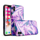 Liquid Abstract Paint V37 - iPhone X Swappable Hybrid Case