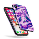 Liquid Abstract Paint V37 - iPhone X Swappable Hybrid Case