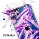 Liquid Abstract Paint V37 - Protective Skin Wrap & Decal – Compatible with iPhone SE to iPhone 17 Pro Max (All Models)