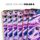 Liquid Abstract Paint V37 - Protective Skin Wrap & Decal – Compatible with iPhone SE to iPhone 17 Pro Max (All Models)