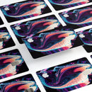 Liquid Abstract Paint V38 - Premium Protective Decal Skin-Kit for the Apple Credit Card