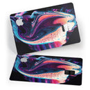 Liquid Abstract Paint V38 - Premium Protective Decal Skin-Kit for the Apple Credit Card