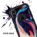 Liquid Abstract Paint V38 - Skin Kit for the iPhone OtterBox Cases