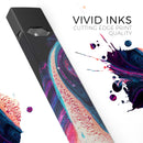 Liquid Abstract Paint V38 - Premium Decal Protective Skin-Wrap Sticker compatible with the Juul Labs vaping device