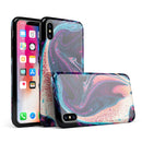Liquid Abstract Paint V38 - iPhone X Swappable Hybrid Case