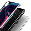 Liquid Abstract Paint V38 - iPhone X Swappable Hybrid Case