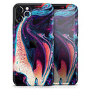 Liquid Abstract Paint V38 - Protective Skin Wrap & Decal – Compatible with iPhone SE to iPhone 17 Pro Max (All Models)