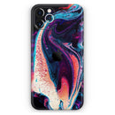 Liquid Abstract Paint V38 - Protective Skin Wrap & Decal – Compatible with iPhone SE to iPhone 17 Pro Max (All Models)