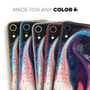 Liquid Abstract Paint V38 - Skin-Kit for the Apple iPhone XR, XS MAX, XS/X, 8/8+, 7/7+, 5/5S/SE (All iPhones Available)
