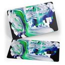 Liquid Abstract Paint V39 - Premium Protective Decal Skin-Kit for the Apple Credit Card