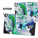 Liquid Abstract Paint V39 - Premium Protective Decal Skin-Kit for the Apple Credit Card