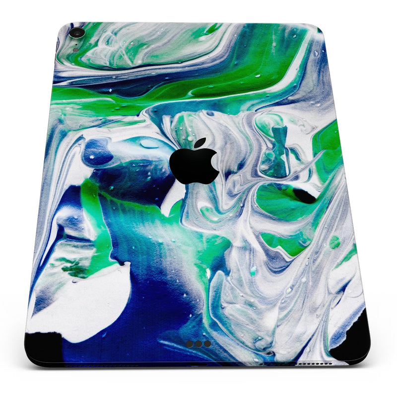 Liquid Abstract Paint V39 - Full Body Skin Decal for the Apple iPad Pro 12.9", 11", 10.5", 9.7", Air or Mini (All Models Available)