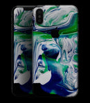 Liquid Abstract Paint V39 - iPhone XS MAX, XS/X, 8/8+, 7/7+, 5/5S/SE Skin-Kit (All iPhones Available)